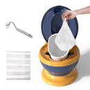 Potty Training Toilet, Realistic Potty Training Seat, Toddler Potty Chair with Soft Seat, Removable Potty Pot, Toilet Tissue Dispenser and Splash Guard, Non-Slip for Toddler& Baby& Kids by TinyTreasures Baby Boutique