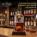 Golfer Decanter Whiskey Decanter Golf Gifts For Both Men Women Golf Accessories Golf by The Wine Savant