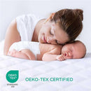 Yoofoss Waterproof Pack and Play Mattress Protector 2 Pack, Quilted Pack and Play Mattress Pad Cover Ultra Soft and Breathable, Playpen/Playard Mattress Sheet for Standard Pack n Play Size 39''x27'' by TinyTreasures Baby Boutique