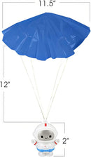 ArtCreativity 24-Pack / 2" Mini Astronaut Paratroopers – Durable Parachute Toys for Kids – Space-Themed Party Favors, Astronaut Piñata Fillers, and Goodie Bag Toys by TinyTreasures Baby Boutique