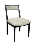 Comfortable Upholstery Cresent Chair (Set of 2) - Peppercorn by HouseOfZazla