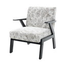 Mid-Century Modern Lounge Armchair - Seat Cushion (Beige + Grey)
