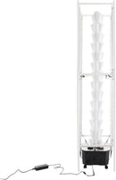 Hydroponic Growing Tower System Kit, 70-Plant Vertical Hydroponics Garden Tower with LED Grow Light, for Outdoor Indoor Herbs Fruits Vegetables Smart Garden Planter Kit by GreenHaven Gardens