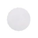 Outdoor End Table With Scallop Edge - Antique White