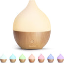 SALKING Essential Oil Diffuser, 100ml Small Aromatherapy Diffuser with Auto Shut-Off Function, Ultrasonic Diffusers for Essential Oils, Cool Mist Humidifier with Warm White Lights, for Office Home by TinyTreasures Baby Boutique