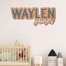 Personalized Wooden Name sign for nursery, Custom Baby name sign, Rustic wood Nursery decor for boys, Baby shower, Kids room door hanging gift/3 by TinyTreasures Baby Boutique