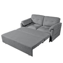 Convertible Pull Out Sofa Bed Queen Size, 3 In 1 With Side Storage by Unique Piece Furniture