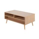 Astro - Contemporary Coffee Table - Natural / White by HouseOfZazla