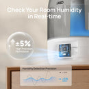 Dreo Humidifiers for Bedroom, Cool Mist Ultrasonic Humidifiers with 30Hr Runtime, Top Fill 3L Tank, Easy Clean, Humidity Sensor, Night Light for Baby, Nursery, 360° Nozzle for Plants and Home, Grey by TinyTreasures Baby Boutique