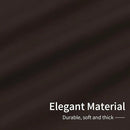 Easy-Going Blackout Curtains for Bedroom, Solid Thermal Insulated Grommet and Noise Reduction Window Drapes, Room Darkening Curtains for Living Room, 2 Panels(42x84 in, Dark Brown) by CozyNest Decor