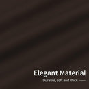 Easy-Going Blackout Curtains for Bedroom, Solid Thermal Insulated Grommet and Noise Reduction Window Drapes, Room Darkening Curtains for Living Room, 2 Panels(42x72 in, Dark Brown)