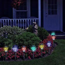 Solar Pathway Lights Outdoor, 6 Pack Solar Garden Lights, Color Changing LED Landscape Stake Outdoor Solar Lights for Walkway, Pathway by GreenHaven Gardens