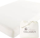 Organic Cotton, 100% Waterproof Mattress Protector Pad – Soft, Hypoallergenic, Breathable Bed Cover – GOTS & Fair-Trade Certified – 17 in. Deep, California King Size Mattress Cover by Whisper Organics by TinyTreasures Baby Boutique