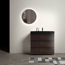 Alice - Bathroom Vanity With Large Storage Freestanding Bathroom Vanity, Sink For Modern Bathroom, One-Piece Sink Basin Without Drain And Faucet by HouseOfZazla