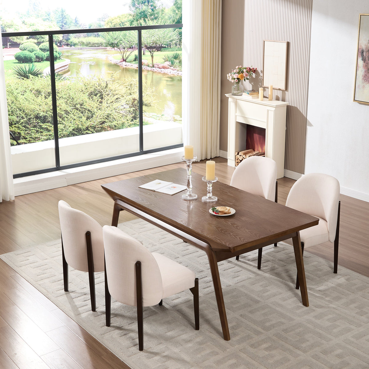Wooden Dining Chairs Set of 2, photo 10 of 10