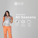 LÍLLÉbaby Complete All Seasons Ergonomic 6-in-1 Baby Carrier Infant to Toddler with Lumbar Support (7-45 Pounds), 360 Degree Baby Wearing & Multi-Position, Inward & Outward Facing (Stone) by TinyTreasures Baby Boutique