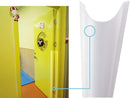 4 PCS AILUOQI Door Jam Shield Finger Pinch Guard for Baby Proofing, Kids, Hinge Cover Pinch Guard for 90 & 180 Degree Doors Frame & Baby Gate. 47.2" H, 6.7" W. 4 Pieces Set by TinyTreasures Baby Boutique