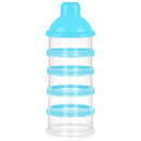 Accmor Formula Dispenser On The Go, 5 Compartments Stackable Formula Container for Travel, Baby Milk Powder Kids Snack Container, BPA Free by TinyTreasures Baby Boutique