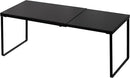 Nxconsu Cabinet Shelf Expandable Organizer Riser Rack for Kitchen Pantry Cupboard Under Sink Countertop Home Organization Extra Storage Space Saver Heavy Duty Metal Edgeless Design Black by CozyNest Decor