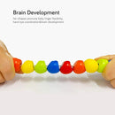 Baby Toys 6 to 12 Months, 12-18 Months, 3-6 Months Developmental, Tummy Time Toys Crawling Toys - Infant Toys - Caterpillar Twisting Baby Boy and Baby Girl Toys (2 Pack) (Rainbow) by TinyTreasures Baby Boutique