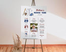 Generic Personalized Baseball Milestone Board, Baseball 1St Birthday Milestone Poster, Sports Birthday Photo Milestone Sign, Design 04 by TinyTreasures Baby Boutique