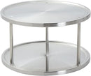 Juvale 2-Tier Lazy Susan Spice Rack Organizer for Cabinet - Stainless Steel Spice Carousel - Pantry & Kitchen Countertop Organizer (10.5 in) by CozyNest Decor