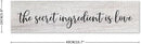 Generic Funny Wood Sign The Secret Ingredient is Love Rustic Wooden Hanging Sign Home Farmhouse Kitchen Wall Decoration 16 x 4 Inch