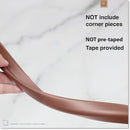 Roving Cove Slim-Fit Edge Protector for Baby Proofing (9ft Small Edge Only), Soft Rubber Foam, Furniture Edge Bumper Guard, Desk Edge Cushion, 3M Adhesive, Coffee Brown by TinyTreasures Baby Boutique