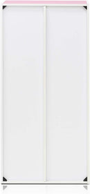 Furinno 7-Cube Reversible Open Shelf, White/Pink 11048WH/PI by TinyTreasures Baby Boutique