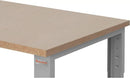 Table & Workbench: 1" Thick Particle Board Top, Height Adjustable Bench - 30" D x 48" L x 30" - 36" H - by BenchPro by GreenHaven Gardens