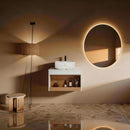 Floating Bathroom Vanity With Vessel Sink