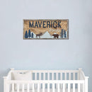 Custom Woodland Nursery Decor - Baby Name Sign for Boys, Kids Room Decor - Wooden Name Sign Gift by TinyTreasures Baby Boutique