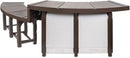 XtremepowerUS SPA Bench Set with Storage & Roller Shades – 2 Medium & 2 Tall Benches, Brown, 400 lbs Capacity, Outdoor Use by CozyNest Decor