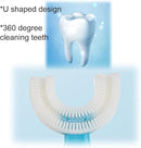 2 Pcs U-Shaped Kids Toothbrush, Premium Soft Manual Training Toothbrush for Kids 2-6 Years Old. (Blue) by TinyTreasures Baby Boutique