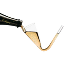 The Wine Savant Glass Champagne Shooter Glass Wine/Champagne Shooters Gifts, Party Games for Guests & Entertainment - Fun Champagne Glasses 6 oz. – Reusable (2)