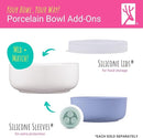 Elk and Friends Kids Porcelain Bowls| Kids/Toddler/Baby Feeding | Microwave & Dishwasher Safe | Non slip | Cereal/Soup/Snack Dishes & Dinnerware | 2 Pack by TinyTreasures Baby Boutique