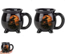 Custom Witch Cauldron Mug, Witch Themed Halloween Coffee Mug, Personalized Witches Brew Halloween Coffee Mug For Women, Besties, Family, Witches Cauldron (2 Pcs) by TinyTreasures Baby Boutique
