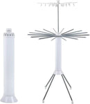 4-Legged Clothes Drying Rack Foldable,Octopus-Shaped Portable Laundry Drying Rack,Outdoor and Indoor Collapsible Drying Rack with 4 Pulleys,2 Tier by CozyNest Decor