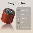 Portable White Noise Machine Mini Sound Machine with 30 Soothing Sounds Rechargeable for Adults Newborn Kids Sleep Brown Noise Machine with Memory Function 4 Timers for Travel Camping Home and Office by TinyTreasures Baby Boutique