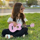 POMAIKAI Soprano Ukulele for Beginners, 21 Inch Ukulele Wood Toddler Guitar Small Hawaiian Ukalalee Starter (Pink) by TinyTreasures Baby Boutique