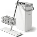 JOYMOOP Mop and Bucket Set, Dust Mops for Floor Cleaning, Wall Mop with 8 Microfiber Mop Head Replacement by CozyNest Decor