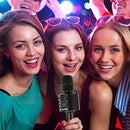 BONAOK Wireless Bluetooth Karaoke Microphone,3-in-1 Portable Handheld Karaoke Mic Speaker Machine Home Party Birthday for All Smartphones Q37 (Black) by TinyTreasures Baby Boutique
