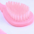 HEALLILY Kids Comb Baby Hair Brush and Comb Set for Newborn Scalp Grooming Product for Infant Toddler Kids (Pink) by TinyTreasures Baby Boutique