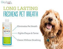 Oxyfresh Premium Pet Dental Care Solution Pet Water Additive: Best Way to Eliminate Bad Dog Breath and Cat Bad Breath - Fights Tartar & Plaque - So Easy, Just Add to Water! Vet Recommended 2 Pack by CozyNest Decor