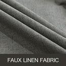 MIULEE Linen Texture Curtains for Bedroom Solid 100% Blackout Thermal Insulated Dark Grey Curtains Grommet Room Darkening Curtains/Draperies Luxury Decor for Living Room Nursery 52x84 Inch (2 Panels) by TinyTreasures Baby Boutique