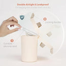 MomnLittle Baby Formula Dispenser Container 8.8oz 6.1oz Portable Formula Dispenser Container with Scoop and Carry Handle for Travel Outdoor Activities for Baby Infant by TinyTreasures Baby Boutique