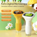 Kids Microscope - Ashfly 1000X Portable Microscope for Kids, Photo & Video Miniscope Pocket Microscope Gifts, 2'' Digital Screen | Ideal Toys for Boys Girls Age 3-12 by TinyTreasures Baby Boutique