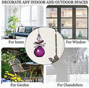H&D Hanging Crystal Angel Suncatcher Rainbow Maker Guardian Angel Ornament for Home Window Decor (Purple) by GreenHaven Gardens