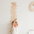 Personalized Wooden Growth Chart for Kids – Height Ruler Wall Decor for Nursery, Toddler, Baby & Family – Custom Name Growth Chart – Wooden Kids Height Measurement Ruler (Plywood) by TinyTreasures Baby Boutique