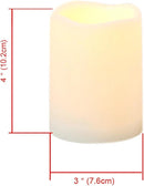 iZAN 3-Pack Outdoor Flameless LED Battery Operated Candles with Remote Waterproof Flickering Electric Pillar Candles for Halloween Chirstmas Home Wedding Party Festival Décor Long Battery Life 3”x4” by GreenHaven Gardens